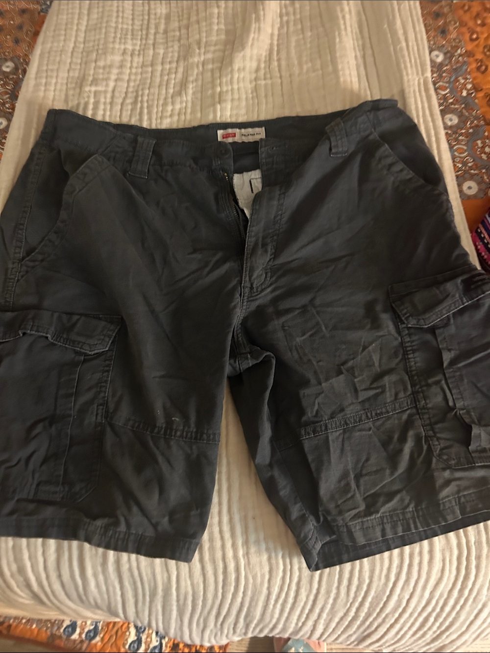 Wrangler Men's Cargo Shorts - Charcoal